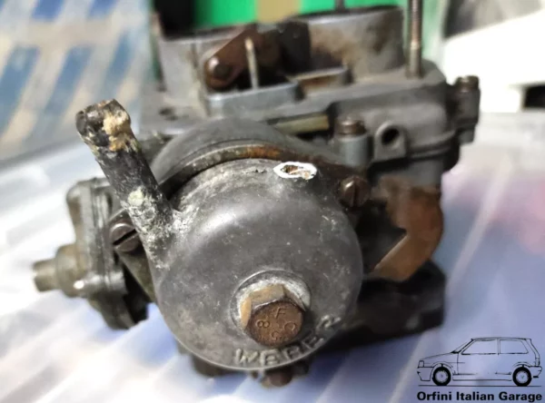 5966624 7547670 Weber 32 DATR 26/250 Fiat Panda 4x4 Prima Serie Carburettor View Upper