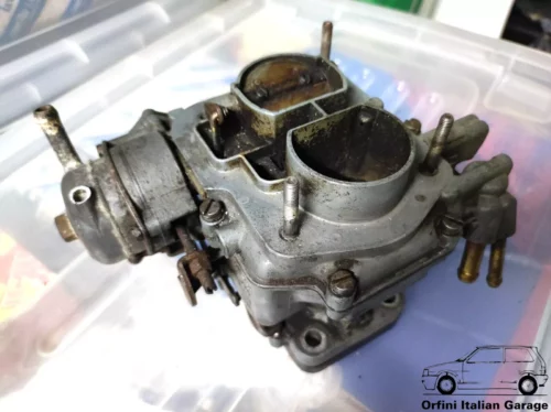 5966624 7547670 Weber 32 DATR 26/250 Fiat Panda 4x4 Prima Serie Carburettor View Lower