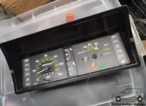 5974787 5993945 7539073 Fiat Ritmo Energy Saving Strumentazione Instrument Panel View Rear