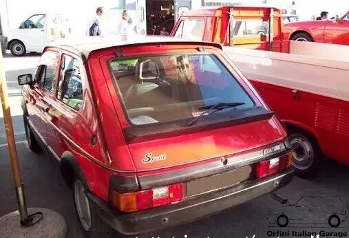 5975807 5941619 Alettone Rear Spoiler Fiat 127 MK3 Terza Serie 70HP Sport View Rear