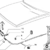 5979003 Bonnet Hood Opening Wire Cable - Autobianchi Lancia Y10 View Rear
