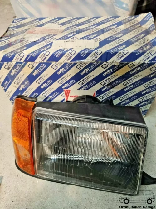 5995290 7535331 Front Right Carello Headlight - Autobianchi Lancia Y10 View Front