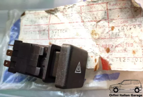 5996203 Hazard Light Indicators Switch Fiat 124 Spider X1/9 242 Ducato View Front