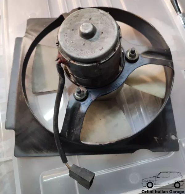 60504294 60503395 60517444 0130107225 Radiator Cooling Fan Alfa Romeo 33 905 View Front
