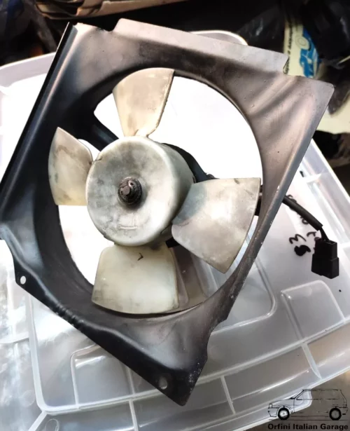60504294 60503395 60517444 0130107225 Radiator Cooling Fan Alfa Romeo 33 905 View Left