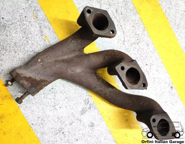 60521973 Left Exhaust Manifold Collettore Scarico Alfa Romeo GTV6 75 V6 2.5 3.0 View Front