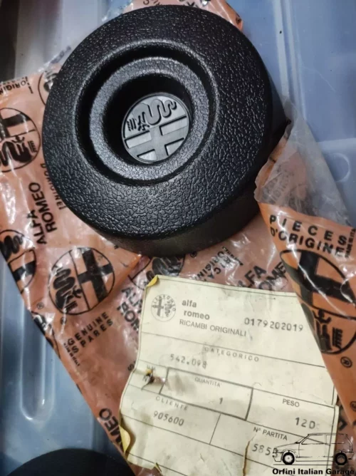 60536862 Clacson Horn Button Steering Wheel Center Alfa Romeo Alfasud Sud Sprint View Rear