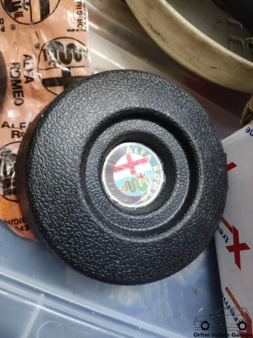 60536862 Clacson Horn Button Steering Wheel Center Alfa Romeo Alfasud Sud Sprint View Rear