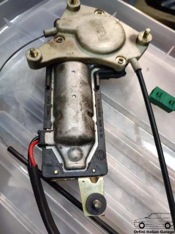 60573516 60505563 Front Left Window Regulator Electric Motor Alfa Romeo 33 View Rear