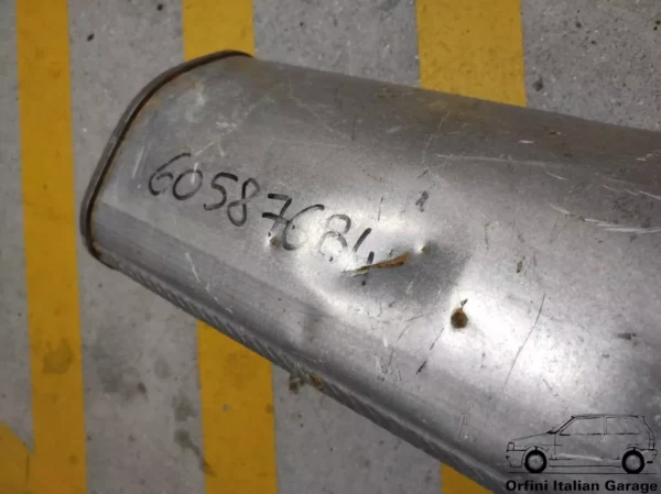 60587684 Exhaust Muffler Silencer Alfa Romeo 155 View Rear