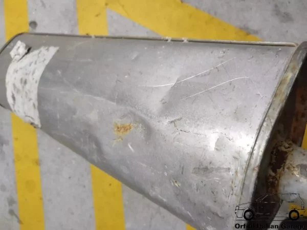 60587684 Exhaust Muffler Silencer Alfa Romeo 155 View Right