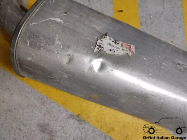 60587684 Exhaust Muffler Silencer Alfa Romeo 155 View Upper
