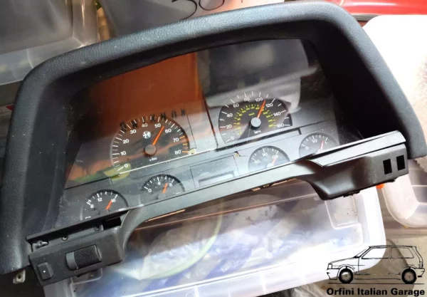 60610376 Plancia Dashboard Cruscotto Instrument Panel Cover Alfa Romeo 164 3.0 View Lower