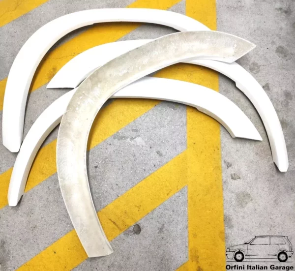 60780008 60780009 Kit Parafanghini Codolini Side Fender Flares Alfa Romeo 75 View Rear