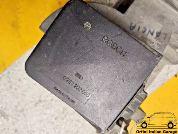 60805107 Bosch 0280202060 Lancia Beta Thema Fiat Croma Alfa 164 Air Flow Meter View Front