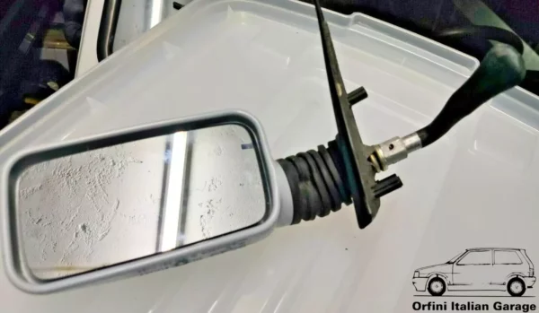 714063099 714063080 Left Rearview Mirror - Fiat Cinquecento View Rear