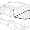 71712132 - Parcelshelf Pad - Fiat Marea View Rear