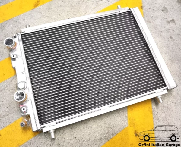 71735357 82440378 82456679 Radiator Lancia Delta Integrale HF 8V 16V View Rear