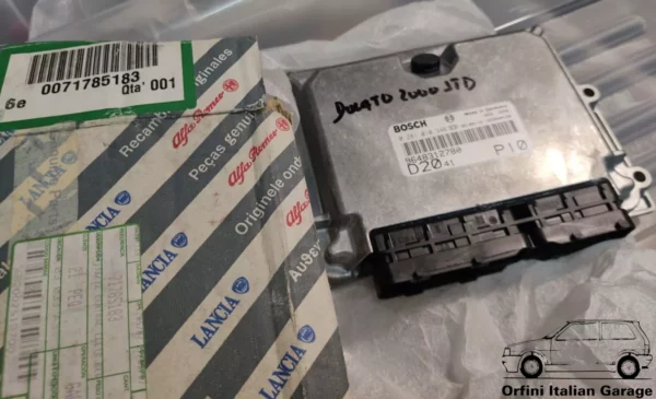 71785183 Bosch 0281010346 Engine ECU Fiat Ducato Peugeot Boxer Citroen Jumper View Rear