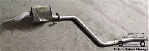 7538229 - Exhaust Muffler Silencer Autobianchi Lancia Y10 Turbo View Front