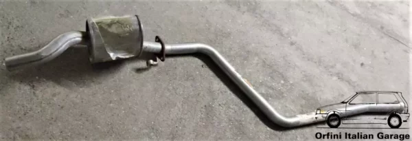 7538229 - Exhaust Muffler Silencer Autobianchi Lancia Y10 Turbo View Front