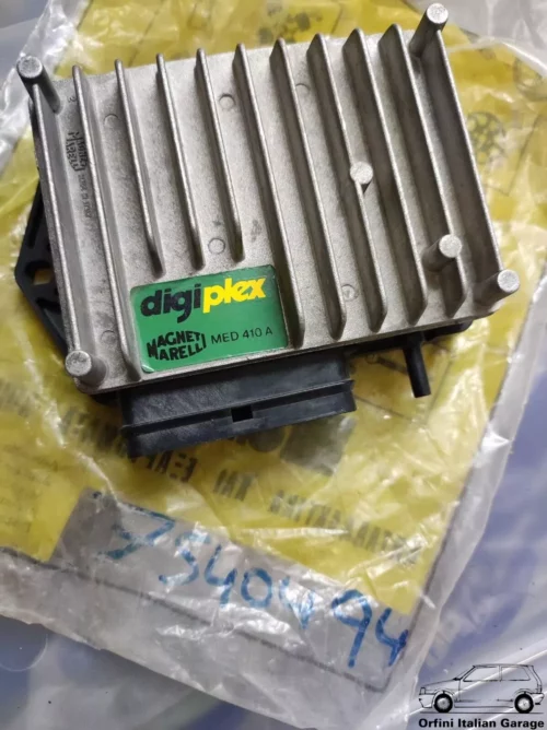7540494 Engine ECU Magneti Marelli Digiplex MED410A Autobianchi Lancia Y10 Turbo View Front
