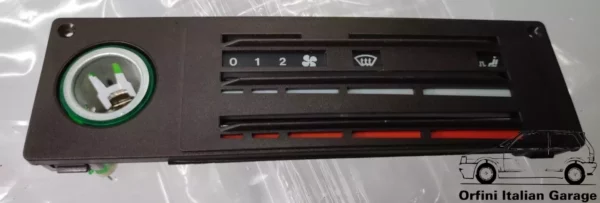 7545161 Heater Control Panel Fiat Uno MK1 Brown View Front
