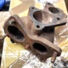 7545226 7545225 Downpipe Ducting Exhaust Fiat Uno Turbo IE MK1 View Front