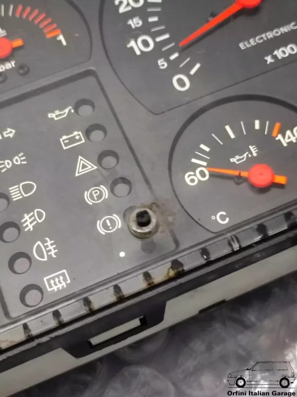 7550635 7607360 Fiat Uno MK1 Turbo IE Strumentazione Strumenti Instrument Panel View Rear