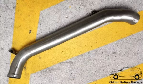 7551931 Stainless Steel Air Intake Pipe Hose Fiat Uno Turbo IE MK1 1.3 1300 View Front