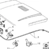 7556131 Bonnet Hood Opening Wire Cable - Fiat Panda 141 View Rear