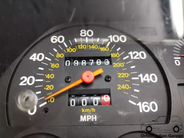 7560970 Fiat Uno MK1 Turbo IE Strumentazione Strumenti Instrument Panel View Front