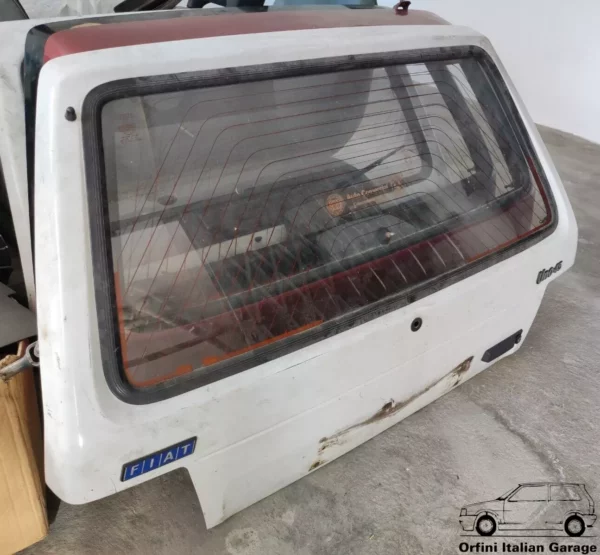 7568413 7641187 7536988 7636485 Back Door Tailgate with Window Fiat Uno MK1 View Front