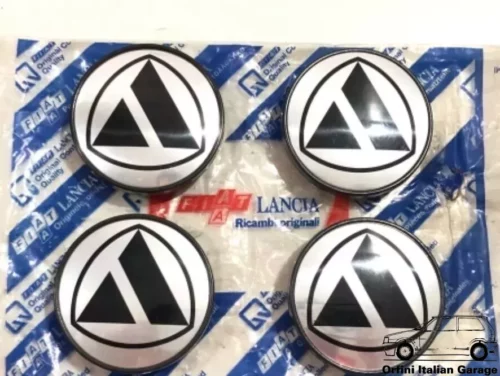 7568910 - Autobianchi A112 Y10 Wheel Caps Borchie Coprimozzo View Front