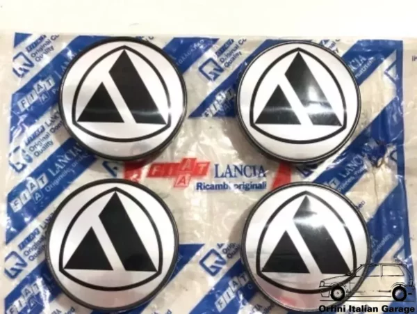7568910 - Autobianchi A112 Y10 Wheel Caps Borchie Coprimozzo View Front
