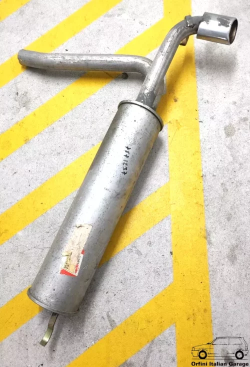 7571237 - Exhaust Muffler Silencer Autobianchi Lancia Y10 Turbo View Left