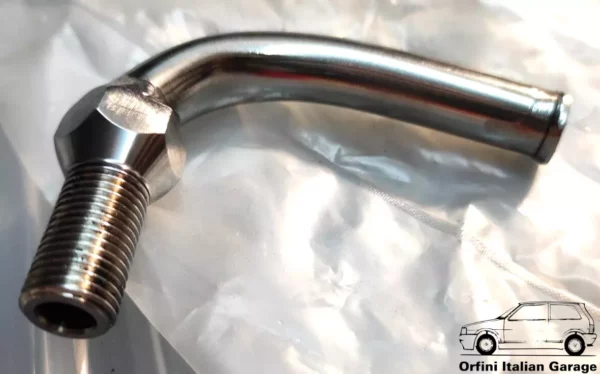 7574416 Stainless Steel Water Oil Pipe Fiat Uno Turbo IE MK1 View Right