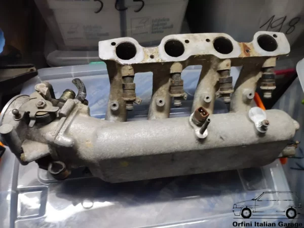 7574896 7765760 Intake Manifold + Throttle Body + Injectores Lancia Delta 1.6 GT View Front