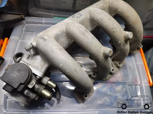 7574896 7765760 Intake Manifold + Throttle Body + Injectores Lancia Delta 1.6 GT View Right