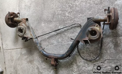 7579008 7666760 92401794 Rear Back Axle Ponte Posteriore Fiat Panda Lancia Y10 View Right