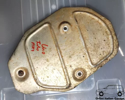 7580172 7552953 Exhaust Cover Protection Guard Fiat Uno Turbo IE MK1 View Rear