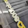 7593848 Rear Back Side Badge Scritta Fiat Panda 1000CL View Front