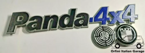 7593854 - Rear Back Door Badge Scritta - Fiat Panda 4x4 Sisley View Front