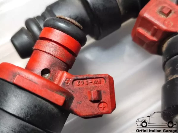 7598007 WEBER IW042 Fuel Injector Fiat Tempra Tipo Lancia Dedra 1.8 Ferrari F40 View Rear