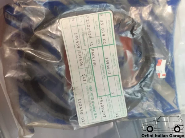 7598672 Fuel Tank Pump Seal Gasket Fiat Panda Lancia Y10 View Front
