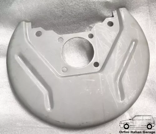 7602956 Front Disc Brake Dust Metal Cover Fiat Panda 141 Autobianchi Lancia Y10 View Rear