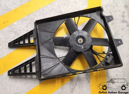 7608084 7608085 - Radiator Cooling Fan Fiat Uno Turbo IE View Rear