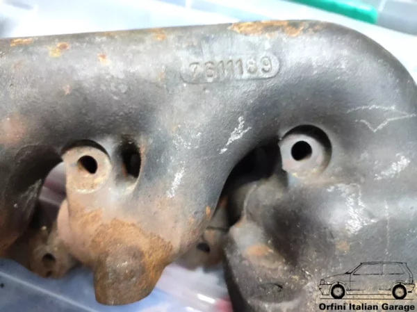 7611169 7611170 Lancia Delta Integrale Thema Exhaust Manifold Colletore Scarico View Front