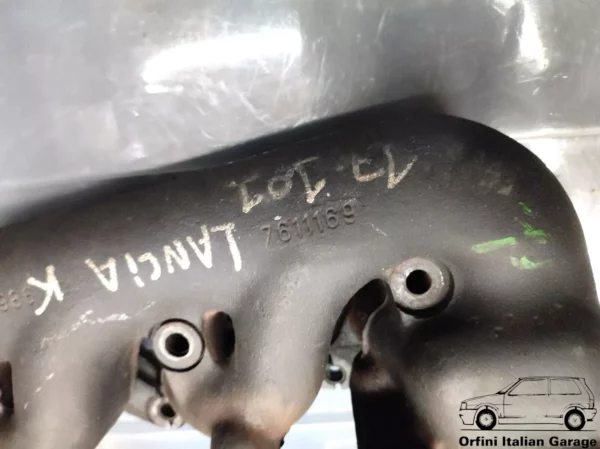 7611169 7611170 Lancia Delta Integrale Thema Exhaust Manifold Colletore Scarico View Rear