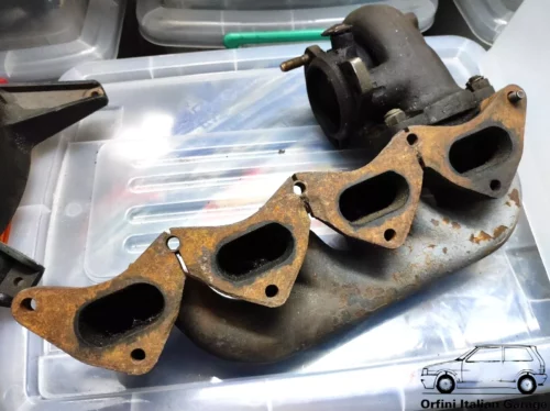 7611169 7611170 Lancia Delta Integrale Thema Exhaust Manifold Colletore Scarico View Right